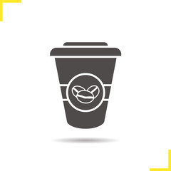 Takeaway coffee cup icon