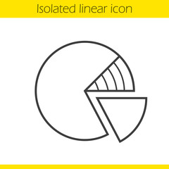 Diagram linear icon