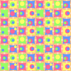 Colorful and abstract, Seamless background, pretty and positive pattern
