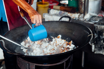 Man cooks at Kimberly Street Food Night Market