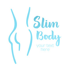 Woman body silhouette