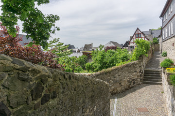 Fototapeta na wymiar Stadtansicht aus Limburg an der Lahn in Hessen