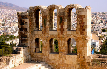 Braiment antique à Athènes en Grèce