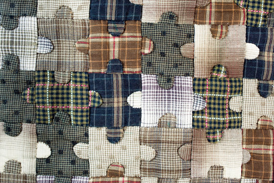 Quilt : Puzzle pattern