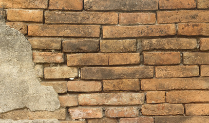 Old brick wall as background