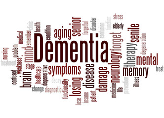 Dementia, word cloud concept 2