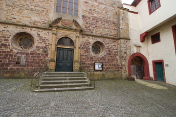 Ein Schlossinnenhof