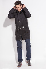 Fototapeta premium Elegant young handsome man
