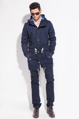 Elegant young handsome man