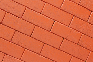 Obraz premium Red brick wall as a nicely textured background