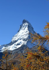Matterhorn im Herbst