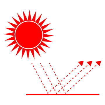 UV Protection logo with half shadow sun with SPF betweetn 15 to 50 and with UVA protection index (PA) with two and three plus