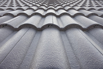texture of roof tiles.