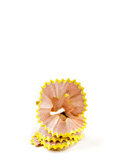 Yellow pencil shavings © asclepio