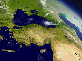 Turkey from space