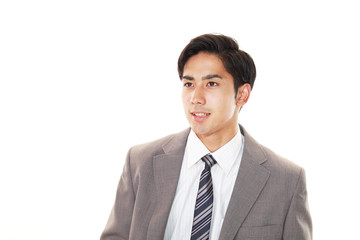 笑顔のビジネスマン