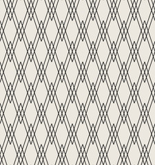 Naklejka premium Vector seamless texture. Modern zigzag pattern, repeating geomet