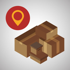 Obraz premium Delivery design. shipping icon. White background 