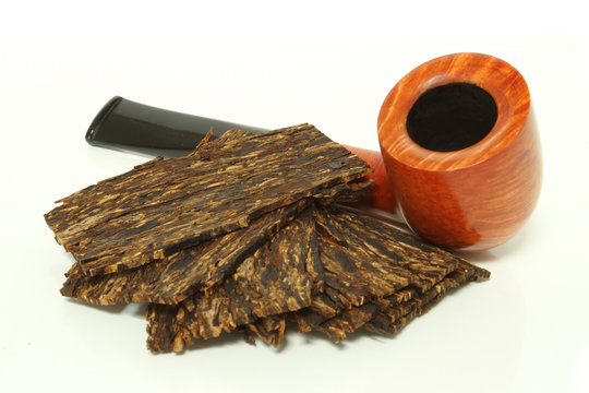 Tabak Pfeife rauchen Flake Schnittart