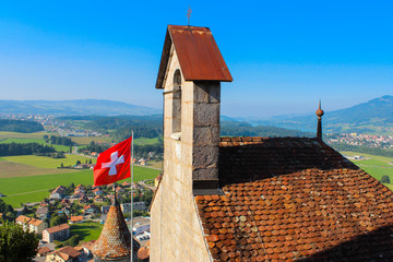 Chateau de Gruyeres. Switzerland