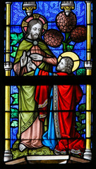 Stained Glass - Jesus and Saint Thomas