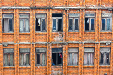 Old red brick building