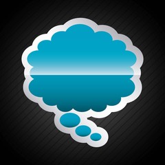 speech bubbles design 