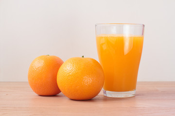 Jus d'orange, verre