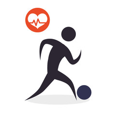 Healthy lifestyle  design. bodycare icon. Isolated illustration