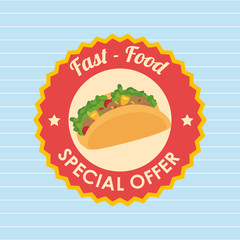 fast food offer design 