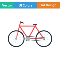 Ecological bike icon