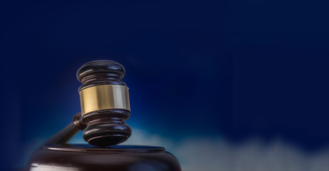 Legal law or auction concept image - ideal for banner use