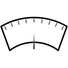 Weight scale icon