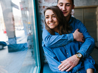 beautiful young couple