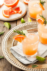 Refreshing Grapefruit and Tequila Palomas