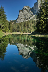 Tragöß, Spiegelung am Grünen See