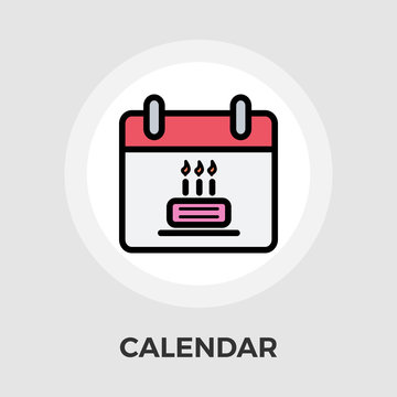 Calendar with cake