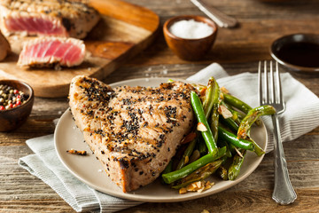 Homemade Grilled Sesame Tuna Steak