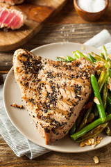 Homemade Grilled Sesame Tuna Steak