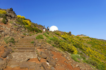 Pico do Arieiro, at 1818 meters high, is Madeira island's third highest peak, Portugal