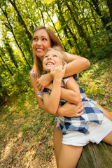 Fototapeta premium Loving Mother And Daughter