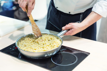 Cook cooking food