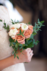 Obraz na płótnie Canvas Bridal bouquet.