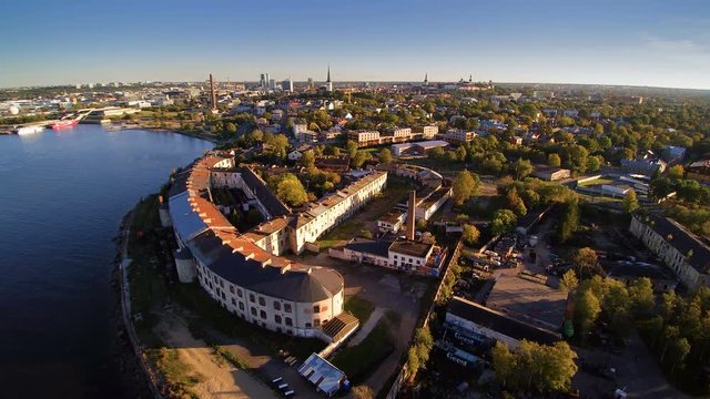 The beautiful city of Kopli in Tallin. Kopli is a subdistrict of the district of PĆ&micro;hja-Tallinn in Tallinn the capital of Estonia.