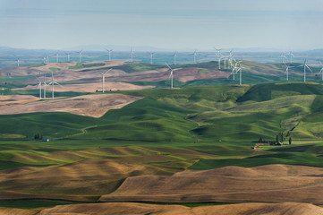 Palouse Wind Turbines. The 40-acre, 58-turbine wind farm, named Palouse Wind and situated eight...