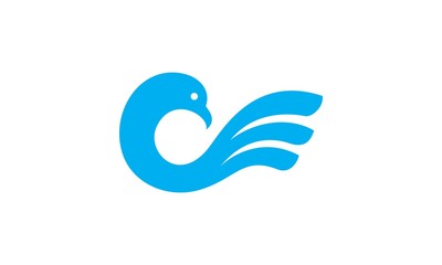 bird abstract logo