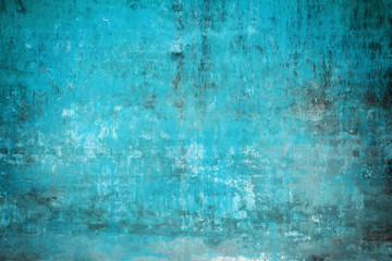 Fototapeta na wymiar Real wall background, light blue, gungy texture.