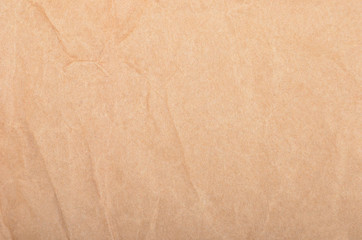 Wrinkled packaging paper background
