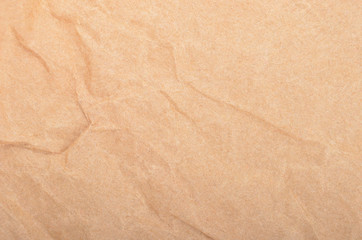 Wrinkled packaging paper background
