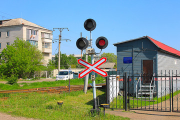 conventional railroad crossing